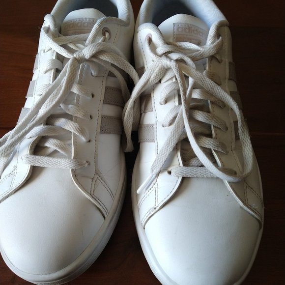 adidas cloudfoam leather shoes